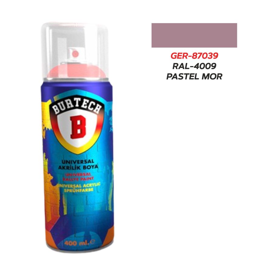 BURTECH ÜNIVERSAL RAL-4009 PASTEL MOR 400 ml.